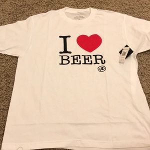 New with tags I ❤️ beer shirt